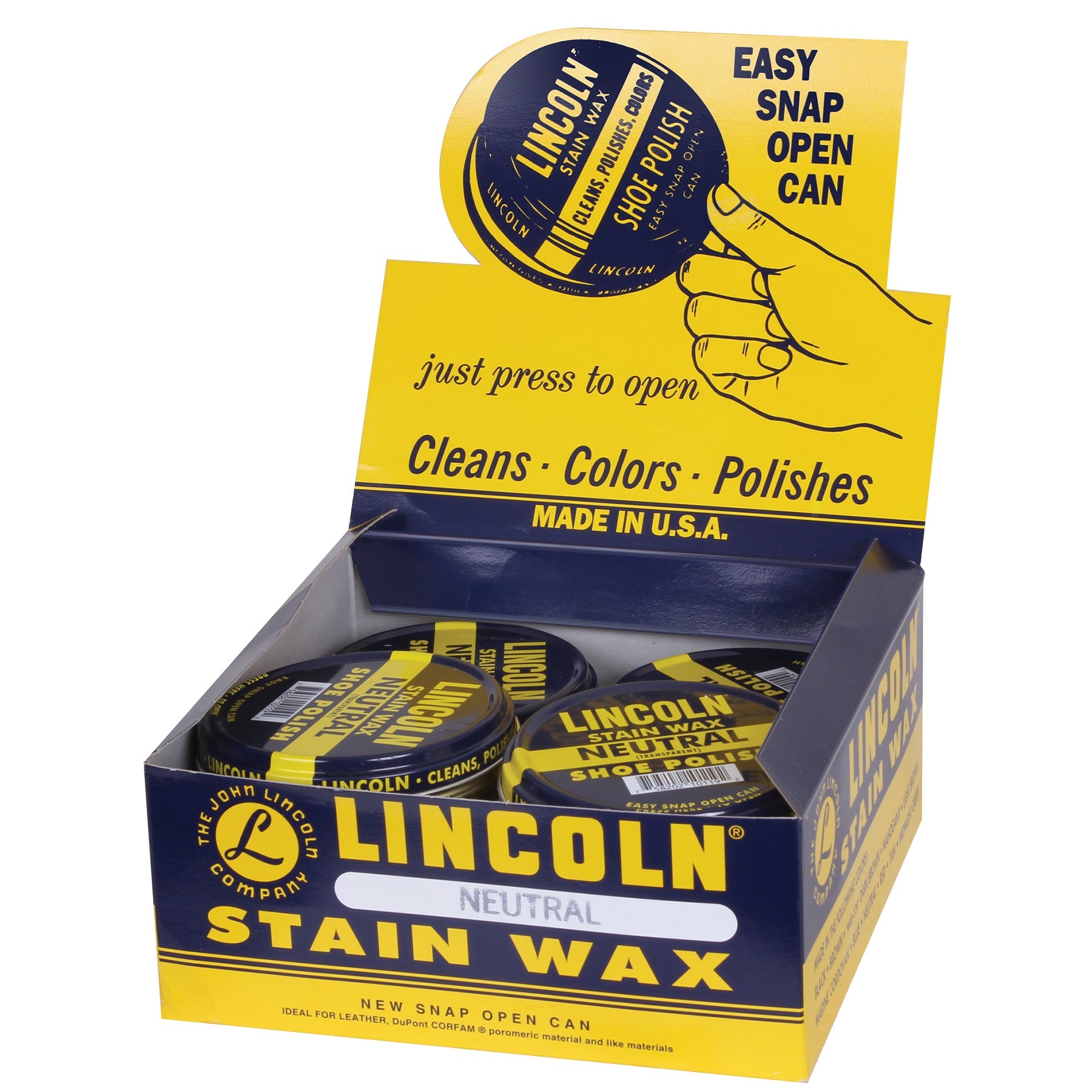 Lincoln U.S.M.C. Stain Wax Shoe Polish