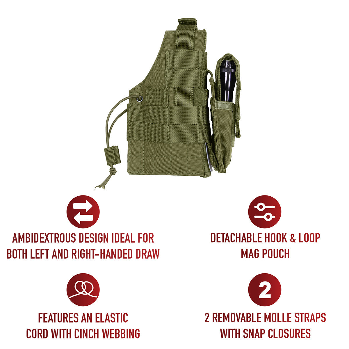 Rothco MOLLE Modular Ambidextrous Holster