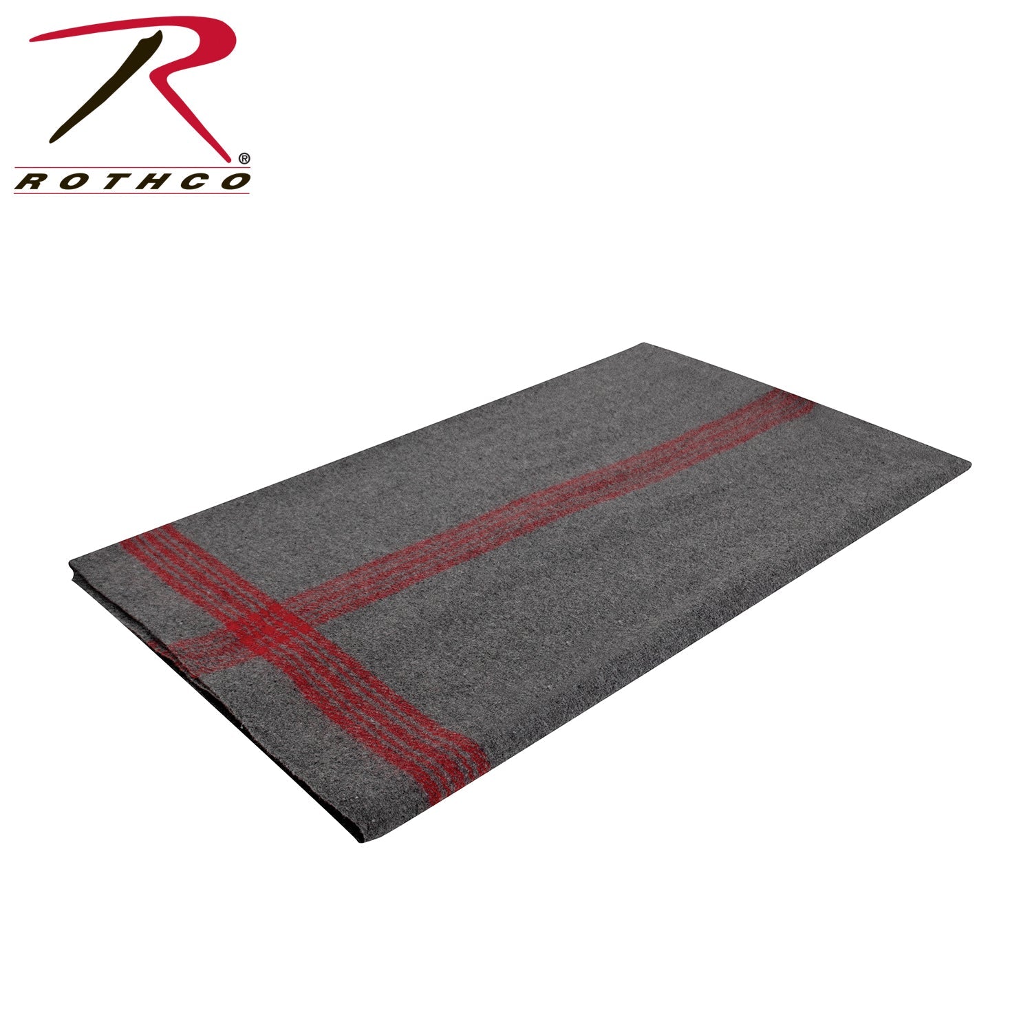 Rothco Striped Outdoor Wool Blanket