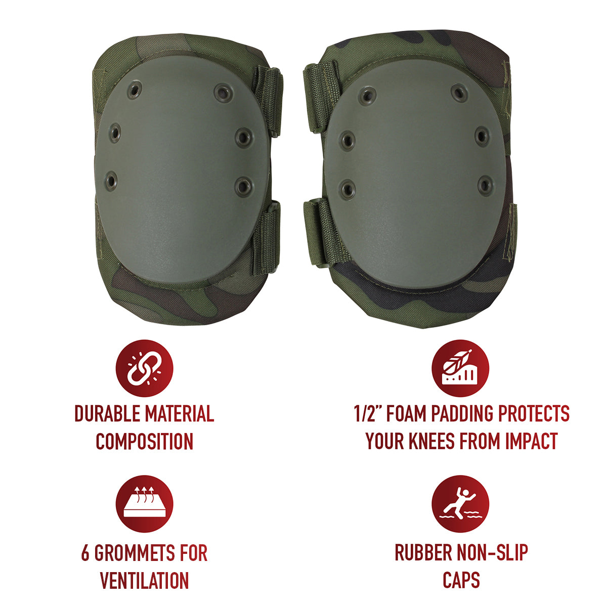 Rothco Tactical Protective Gear Knee Pads