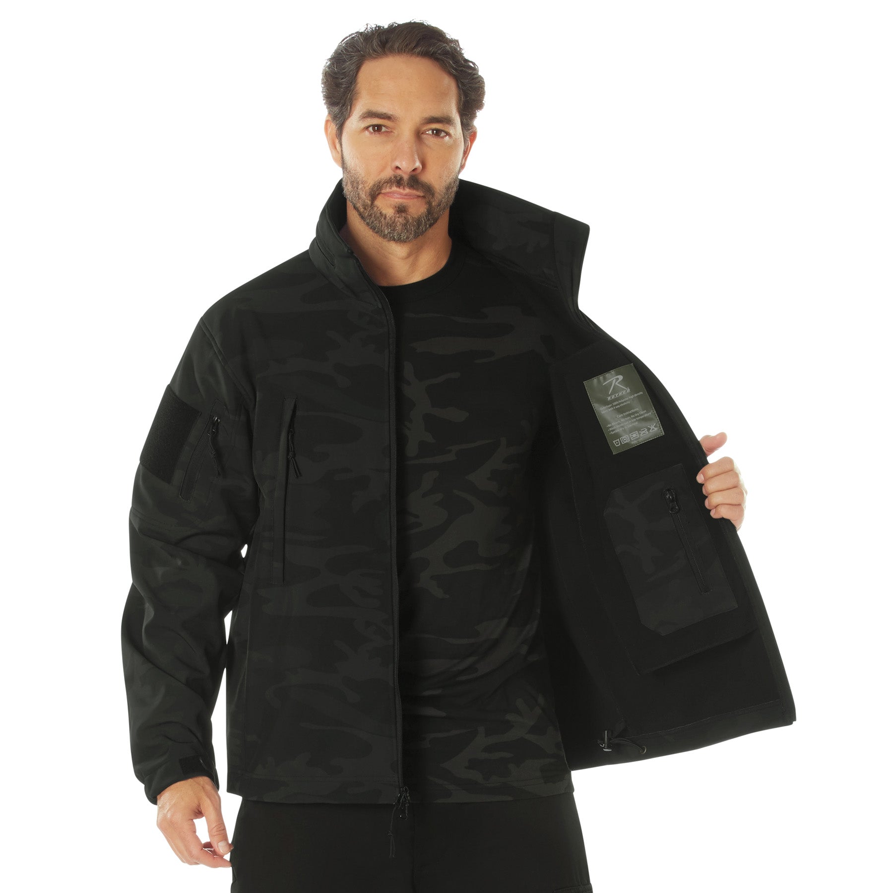 Rothco Midnight Camo Special Ops Soft Shell Jacket