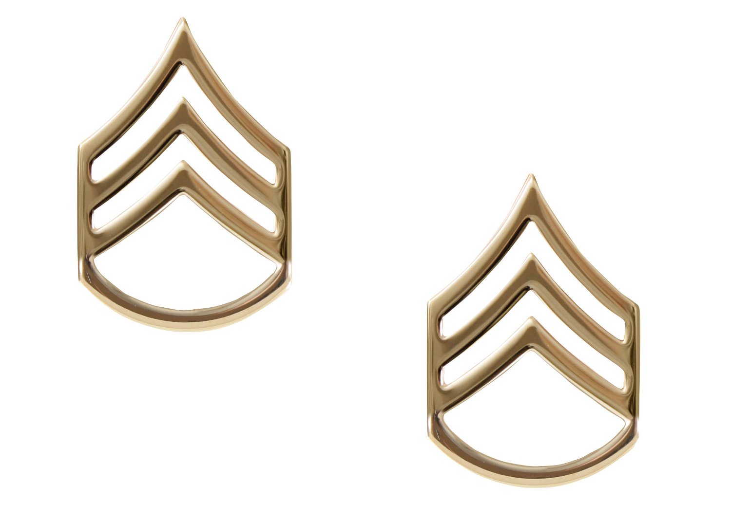 Rothco Staff Sergeant Polished Insignia