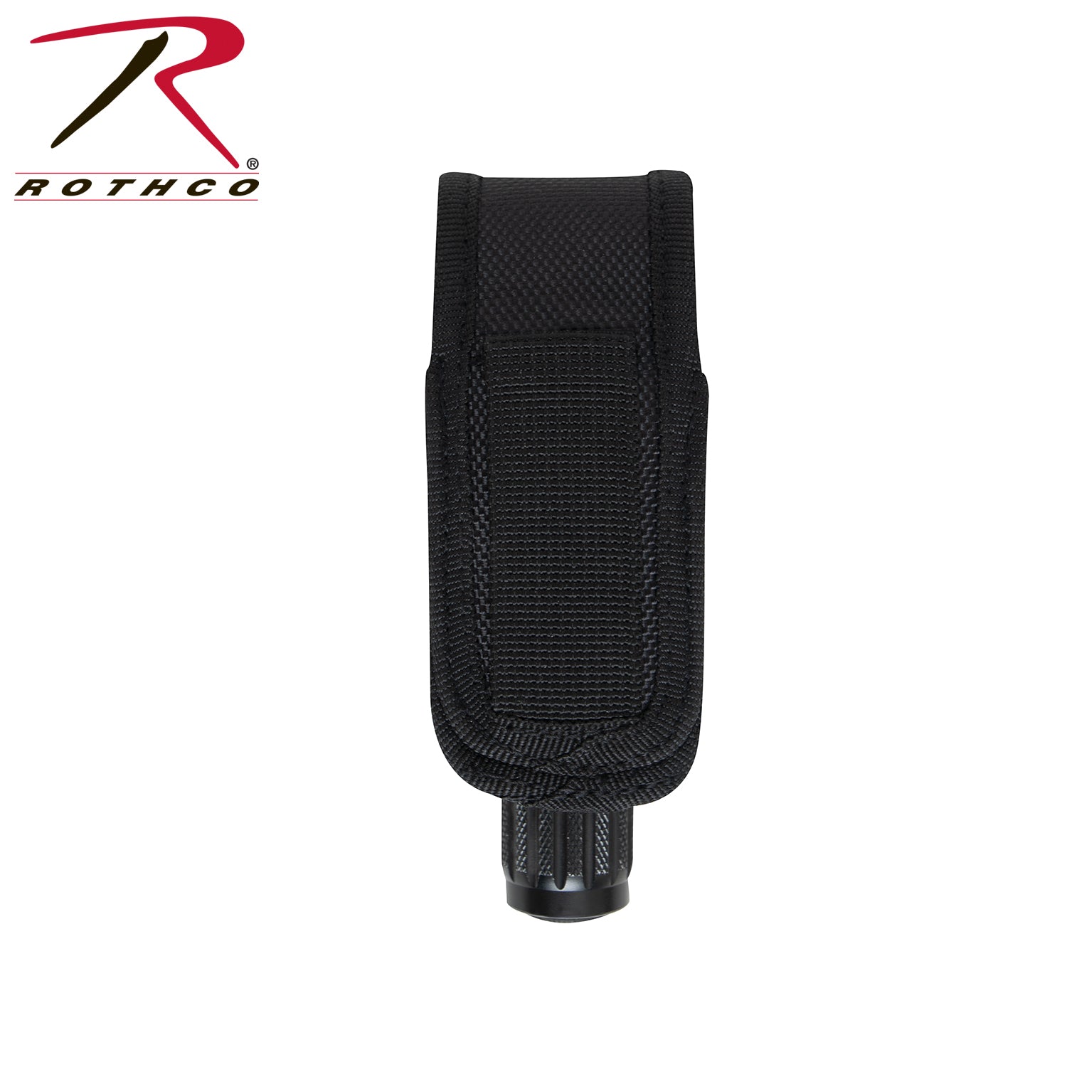 Rothco Enhanced Universal Flashlight Holder - Black