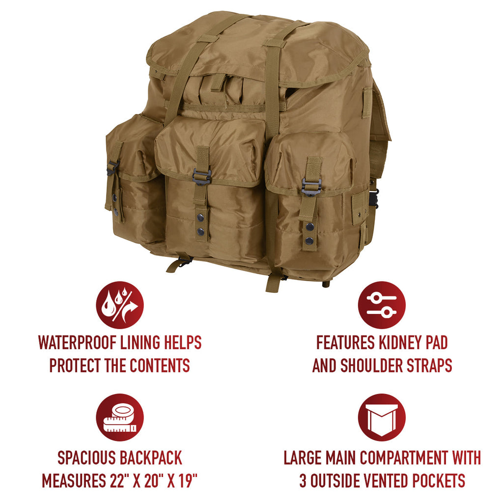 Rothco G.I. Type Large Alice Pack with Frame