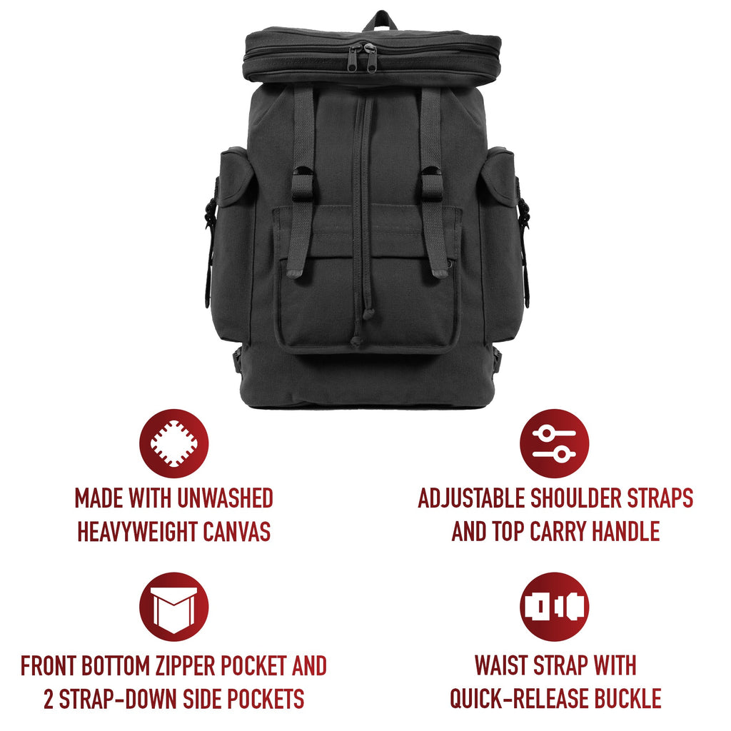 Rothco Canvas European Style Rucksack