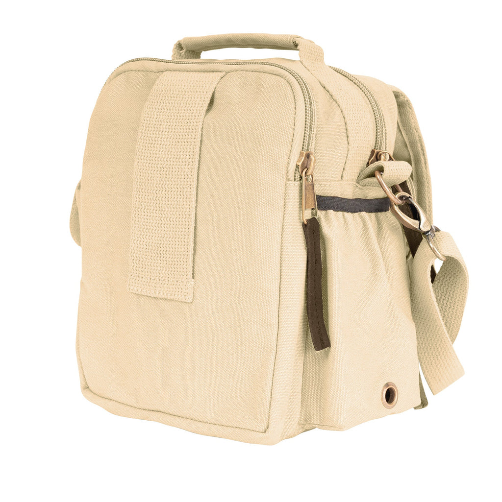 Rothco Vintage Canvas & Leather Travel Shoulder Bag
