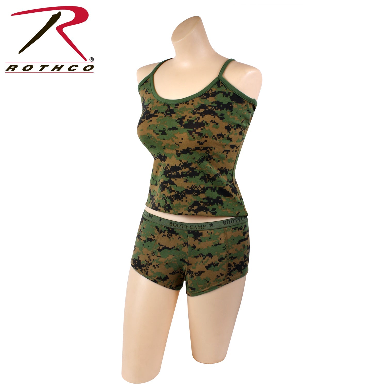 Rothco Woodland Digital ''Booty Camp'' Booty Shorts