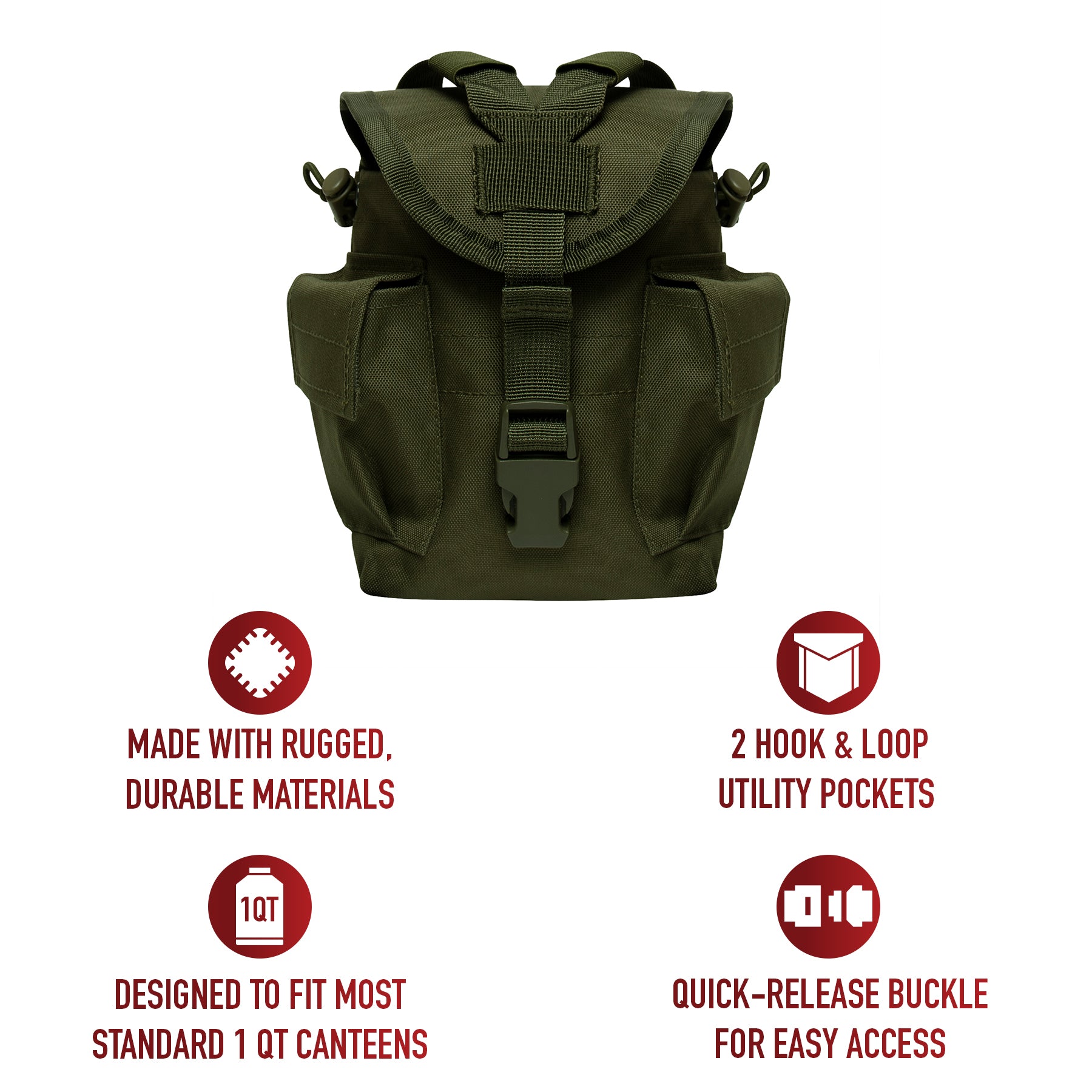 Rothco MOLLE II Canteen & Utility Pouch
