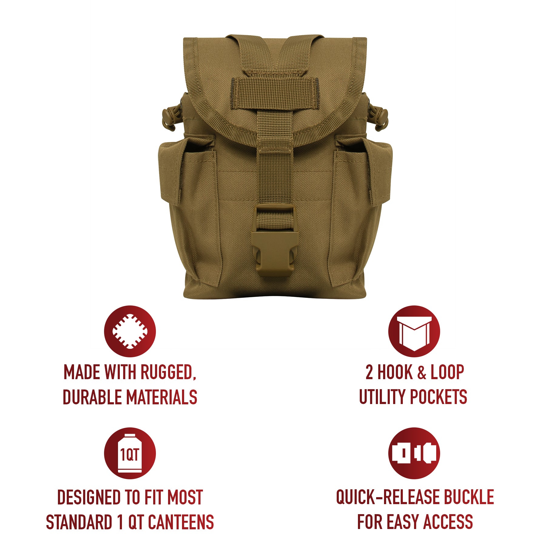 Rothco MOLLE II Canteen & Utility Pouch