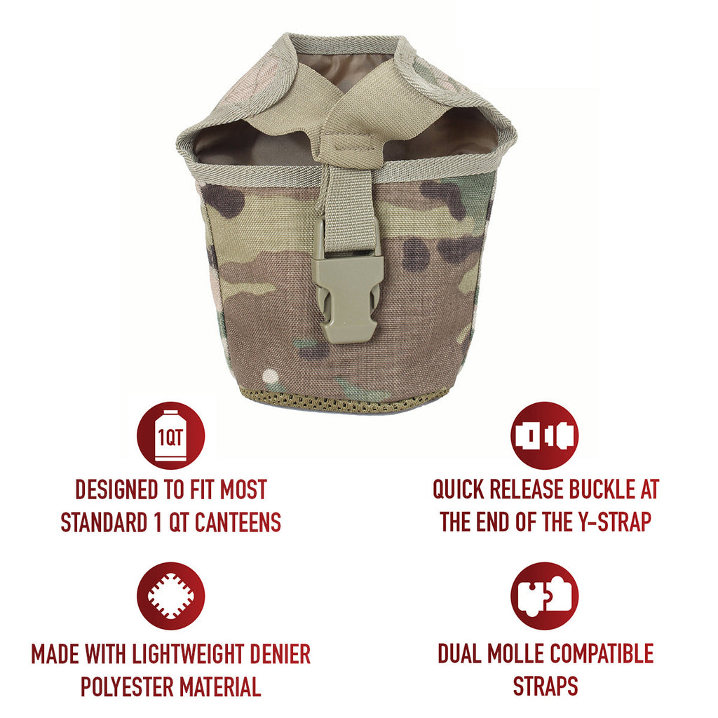 Rothco MOLLE Compatible 1 Quart Canteen Pouch / Cover