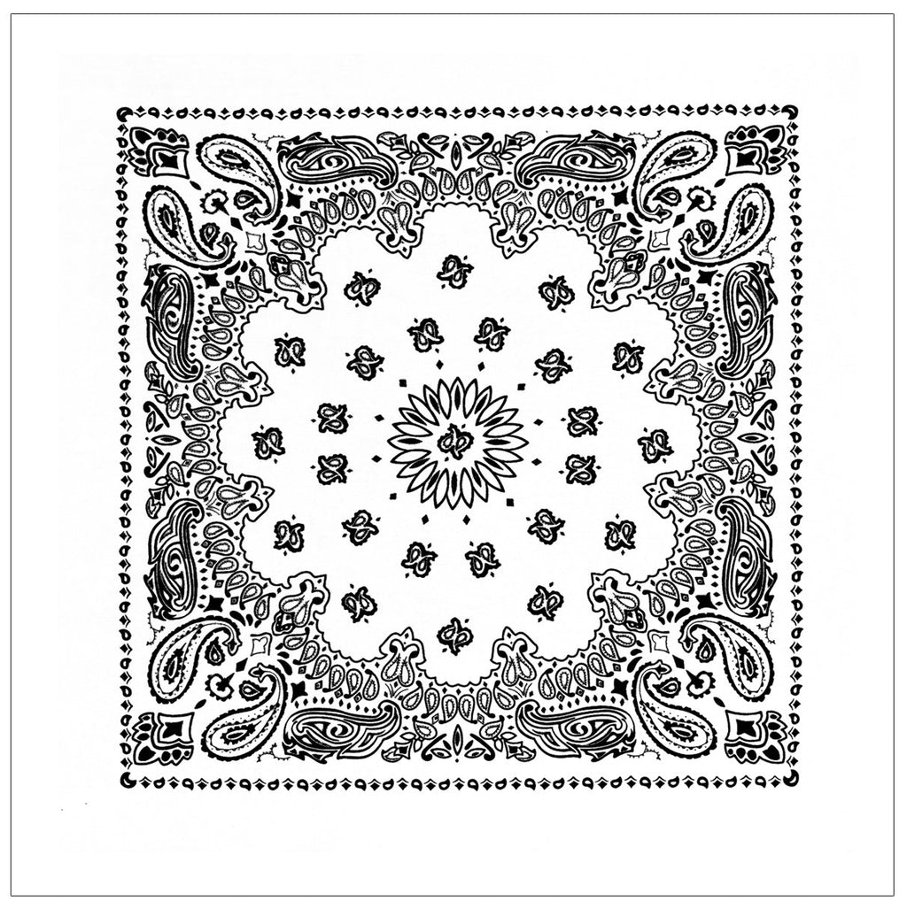 Rothco Trainmen Paisley Bandana – Extra-Large - 27” X 27"