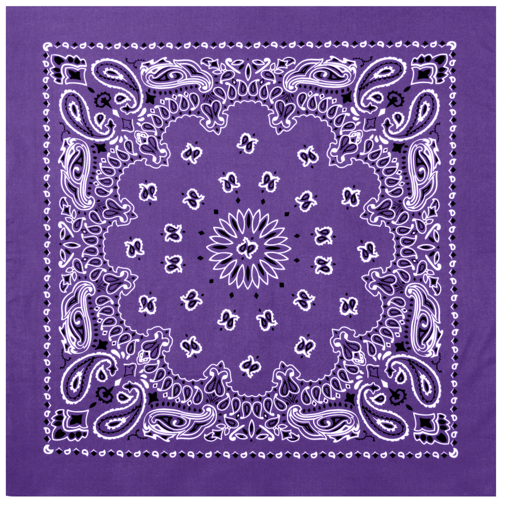 Rothco Trainmen Paisley Bandana – Extra-Large - 27” X 27"