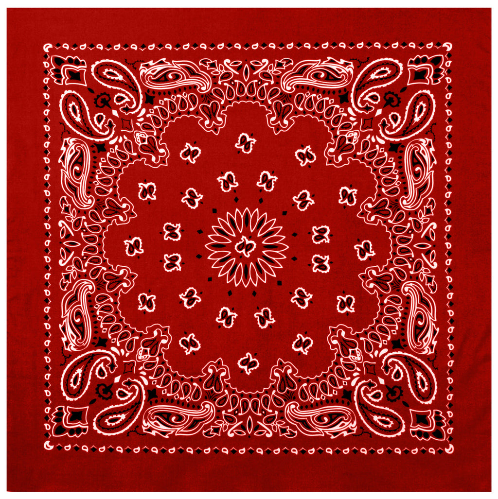 Rothco Trainmen Paisley Bandana – Extra-Large - 27” X 27"