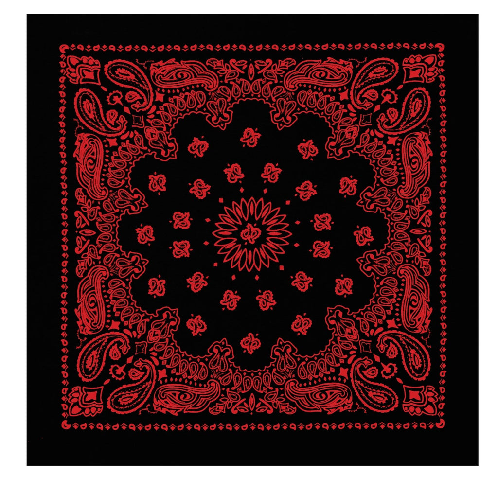 Rothco Trainmen Paisley Bandana – Extra-Large - 27” X 27"