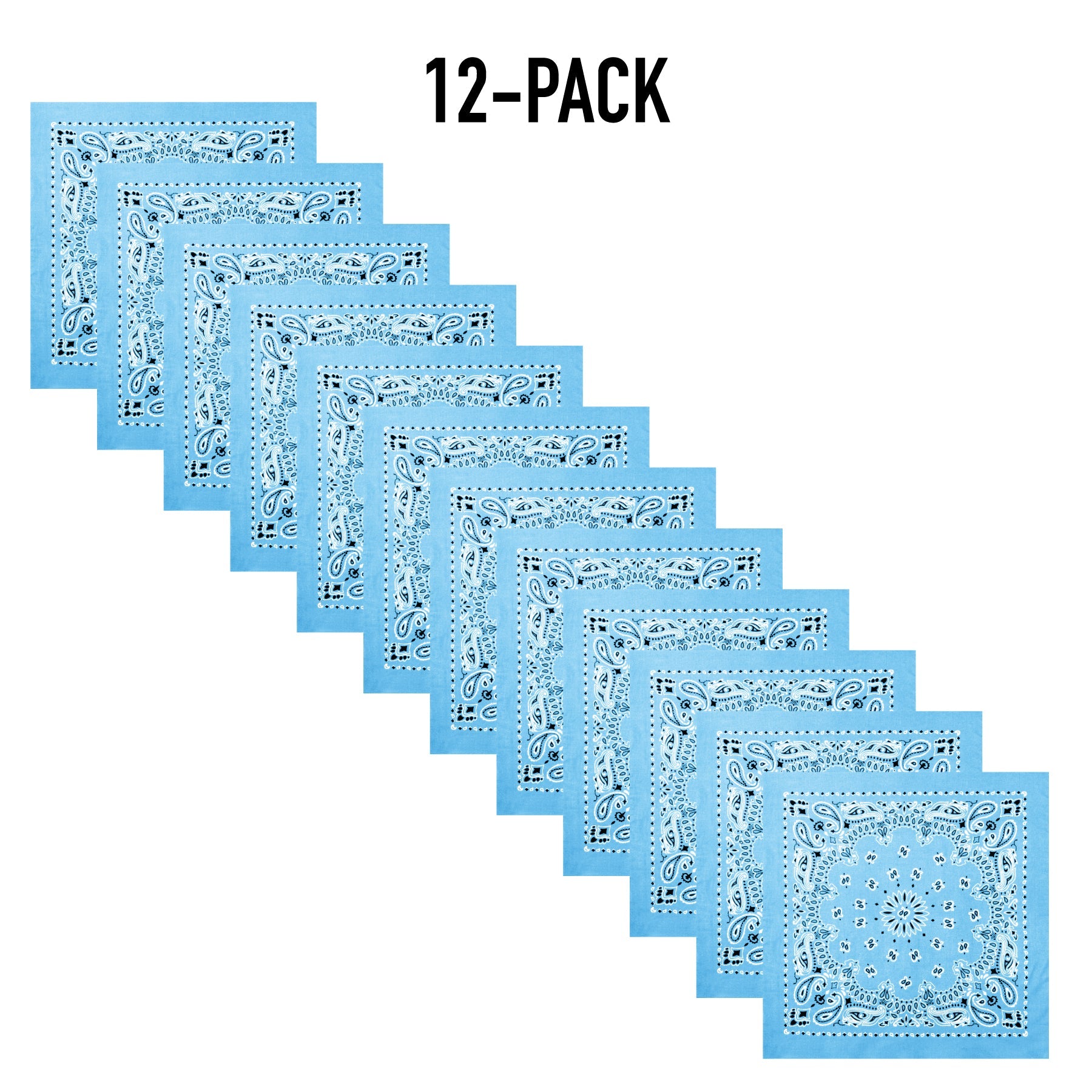 Rothco Trainmen Paisley Bandana – Extra-Large - 27” X 27"