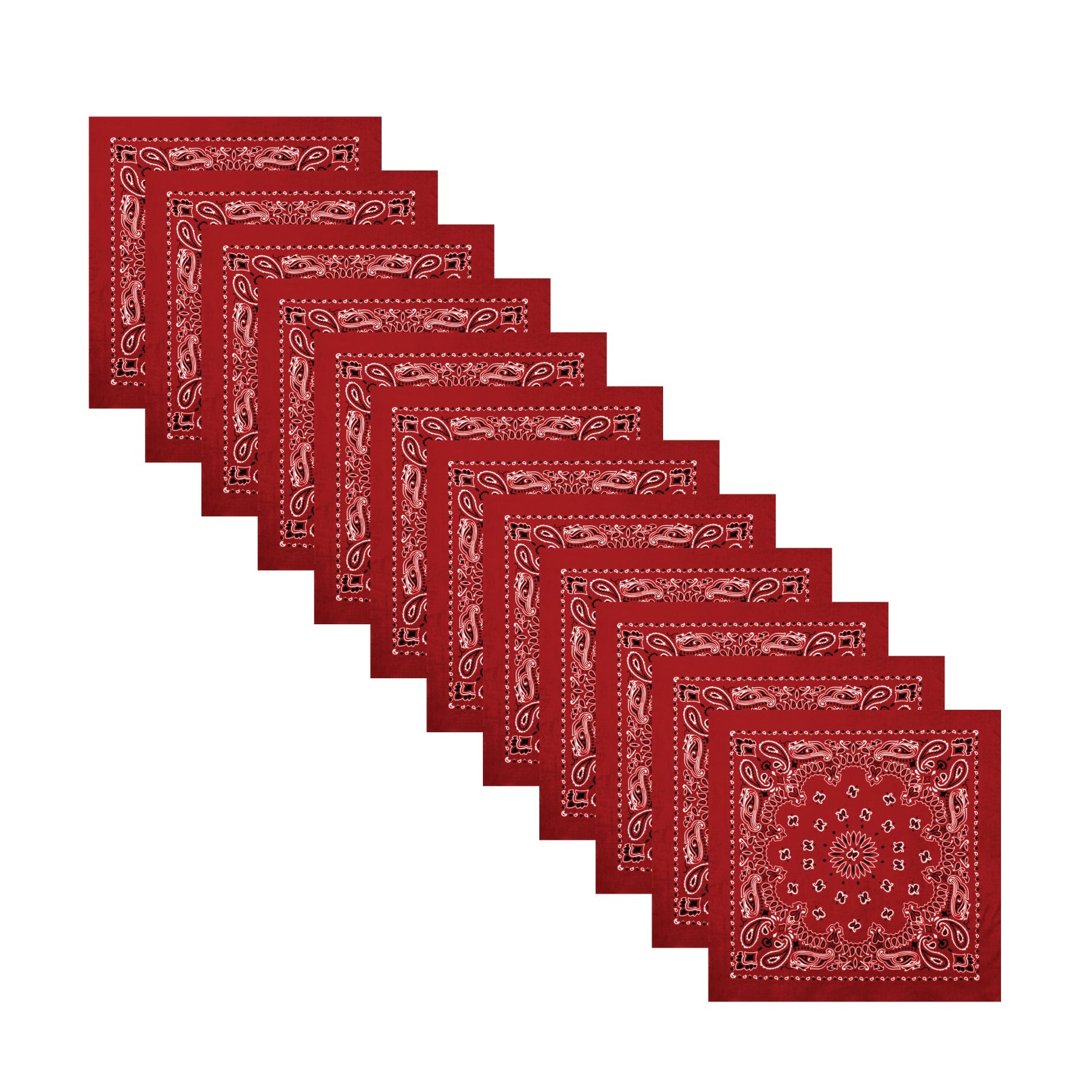 Rothco Trainmen Paisley Bandana – Extra-Large - 27” X 27"