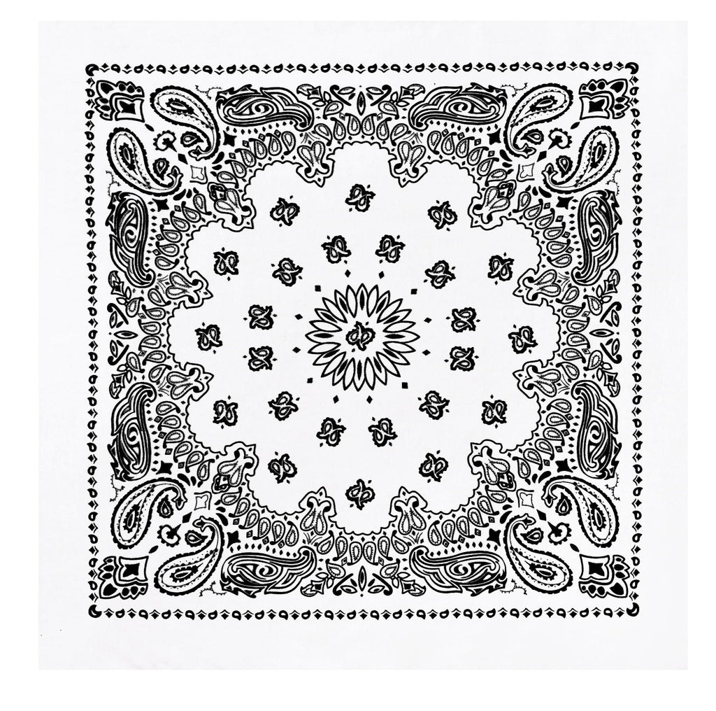 Rothco Trainmen Paisley Bandana – Extra-Large - 27” X 27"