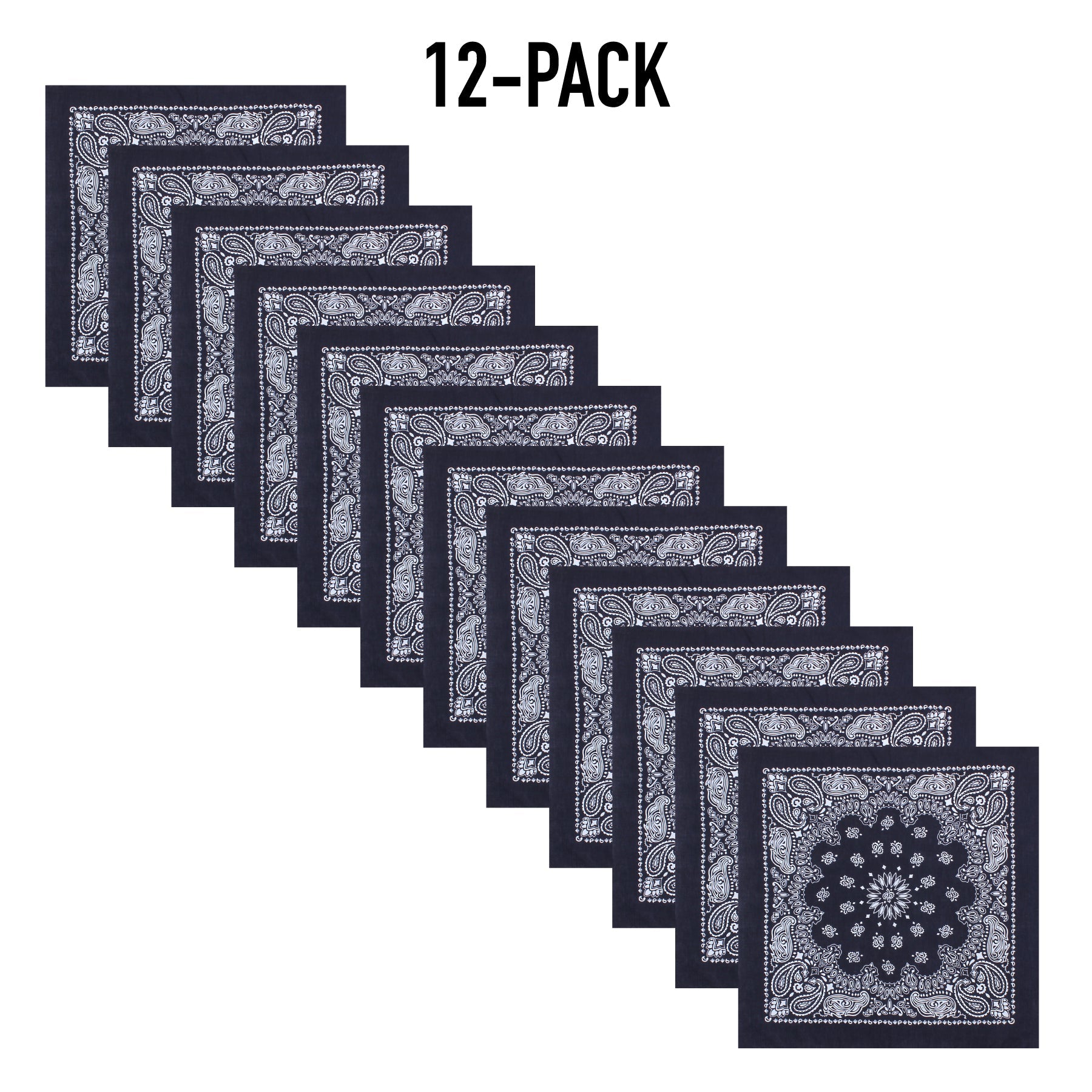 Rothco Trainmen Paisley Bandana – Extra-Large - 27” X 27"