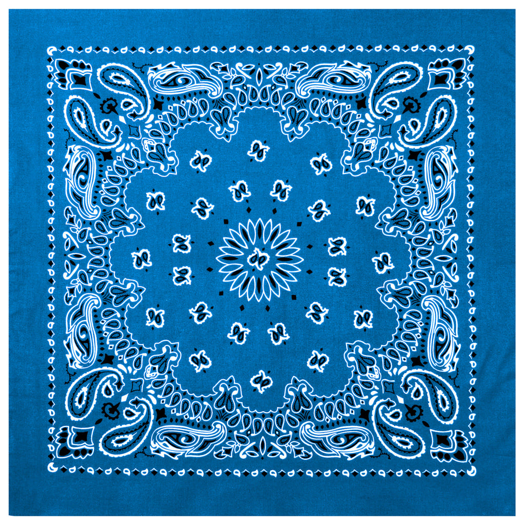 Rothco Trainmen Paisley Bandana – Extra-Large - 27” X 27"