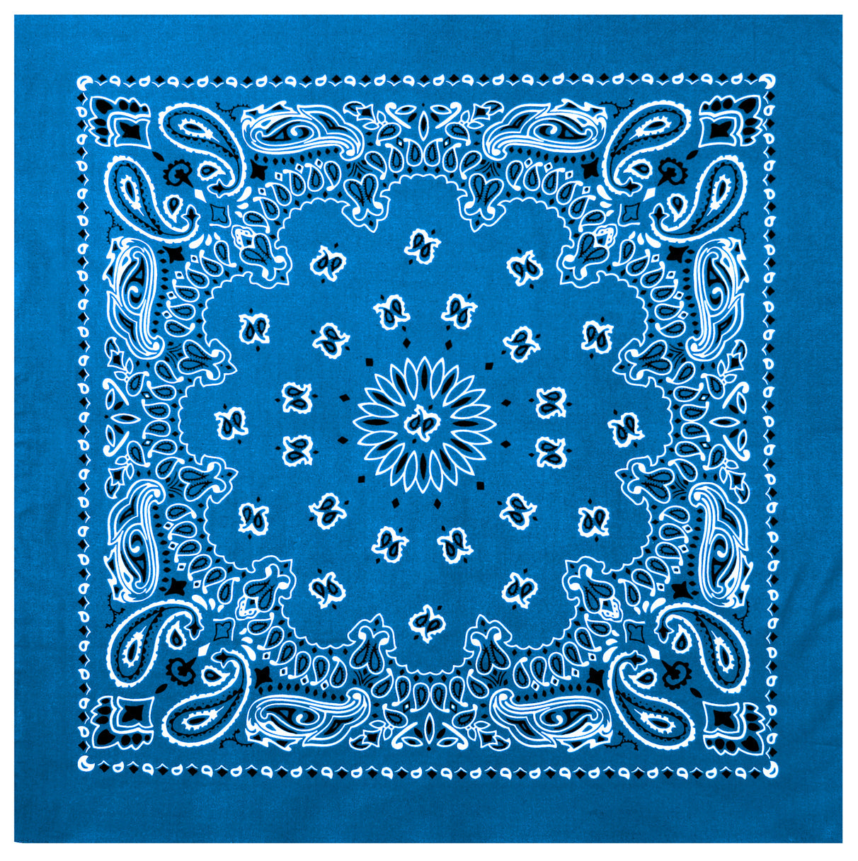 Rothco Trainmen Paisley Bandana – Extra-Large - 27” X 27"