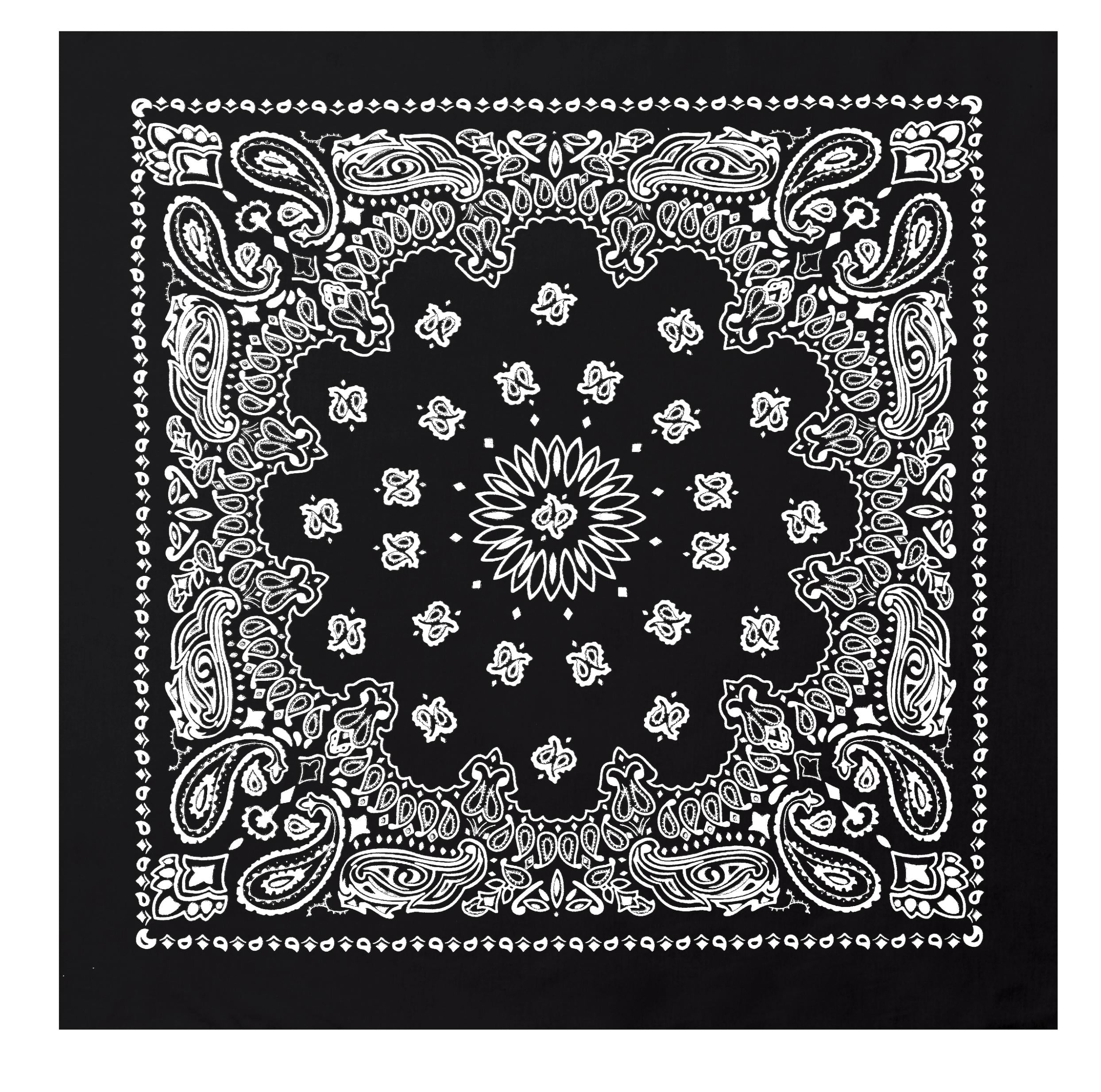 Rothco Trainmen Paisley Bandana – Extra-Large - 27” X 27"