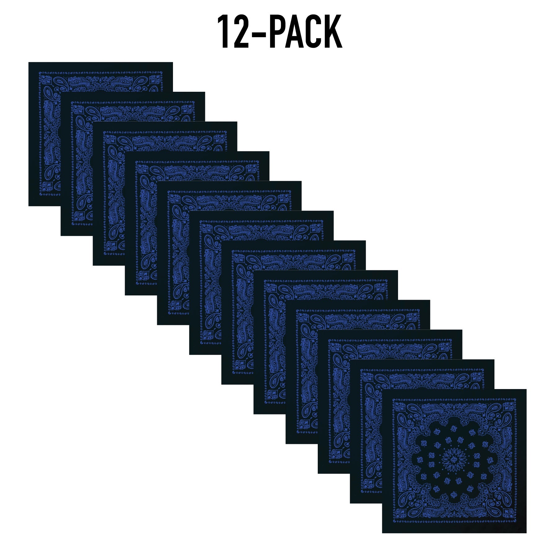 Rothco Trainmen Paisley Bandana – Extra-Large - 27” X 27"