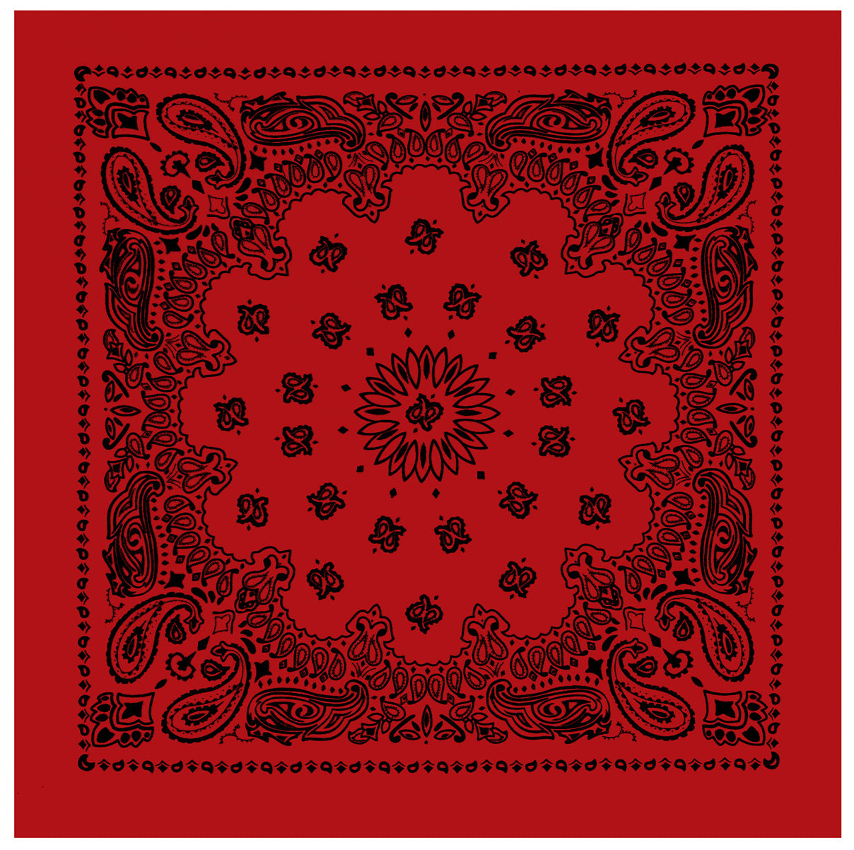 Rothco Trainmen Paisley Bandana – Extra-Large - 27” X 27"
