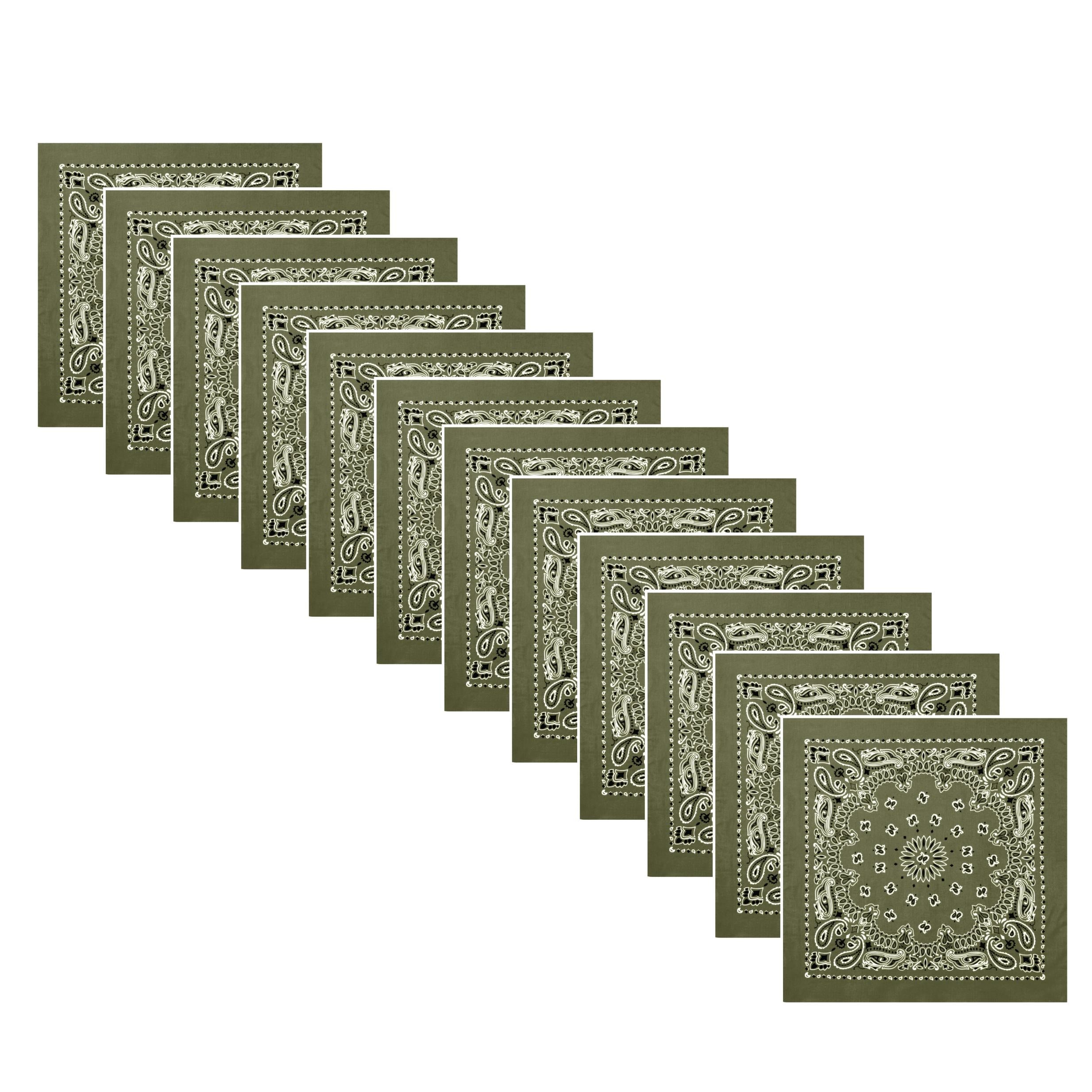 Rothco Trainmen Paisley Bandana – Extra-Large - 27” X 27"