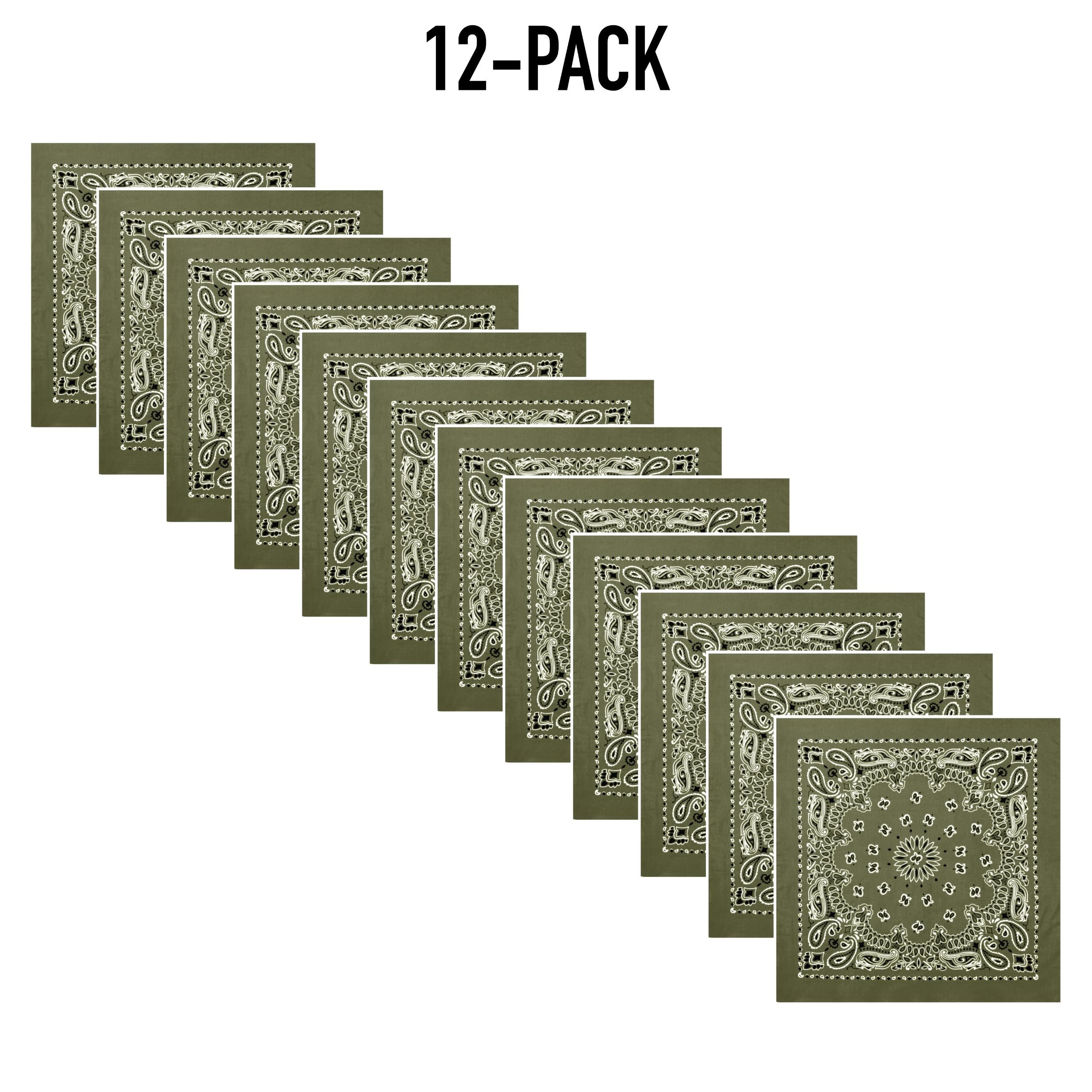 Rothco Trainmen Paisley Bandana – Extra-Large - 27” X 27"