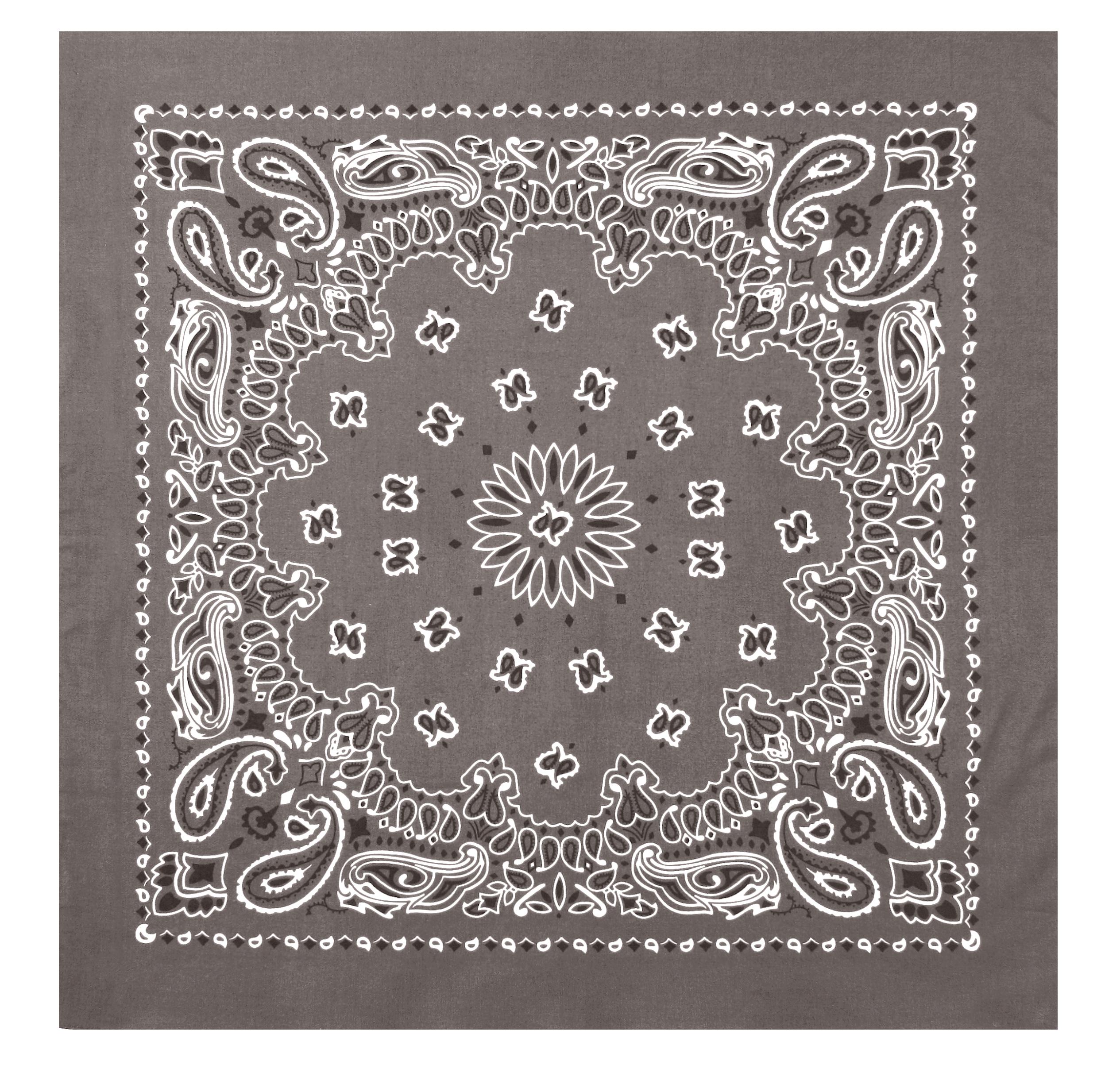 Rothco Trainmen Paisley Bandana – Extra-Large - 27” X 27"