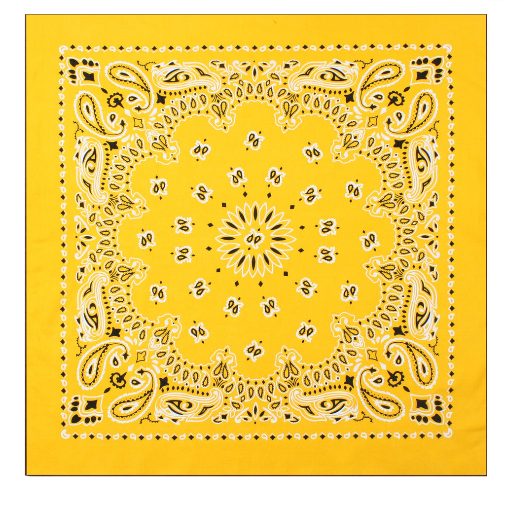 Rothco Trainmen Paisley Bandana – Extra-Large - 27” X 27"