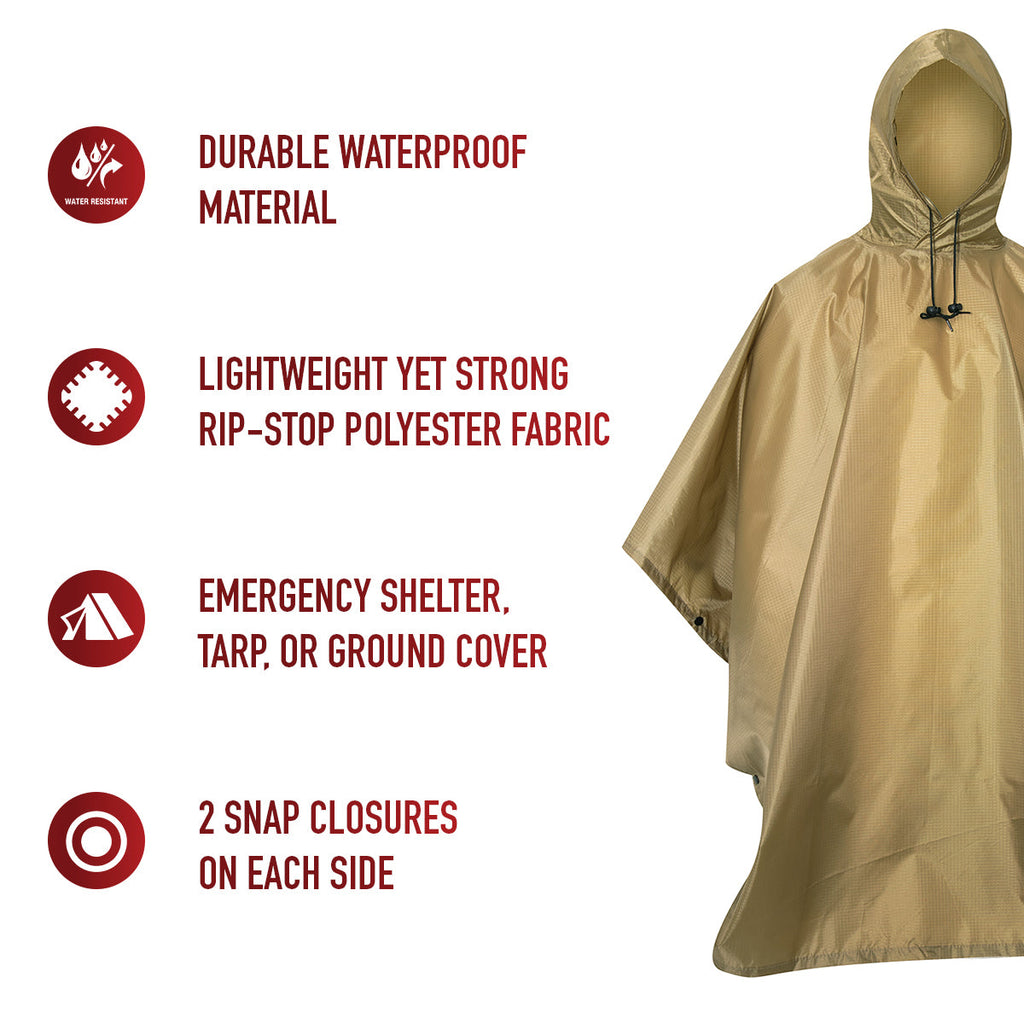 Rothco G.I. Type Rip-Stop Poncho