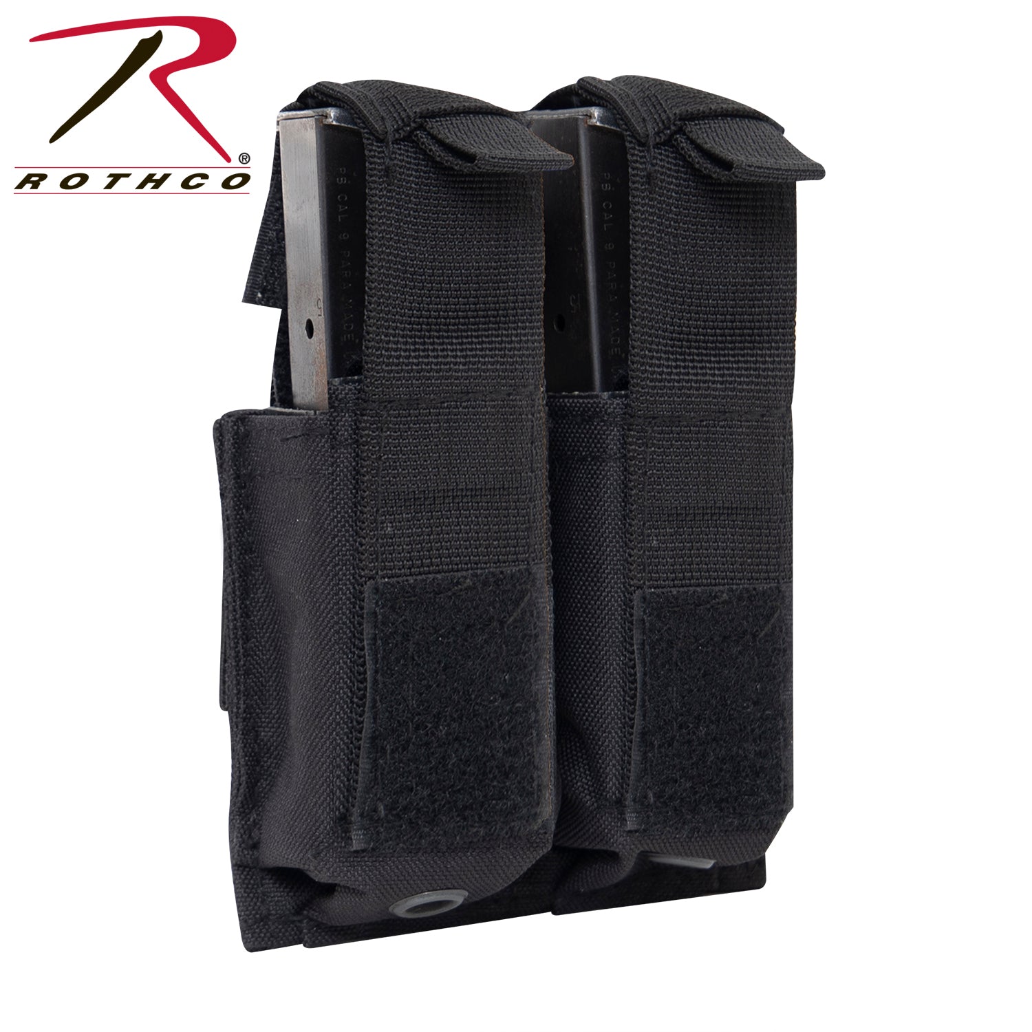 Rothco MOLLE Double Pistol Mag Pouch With Insert