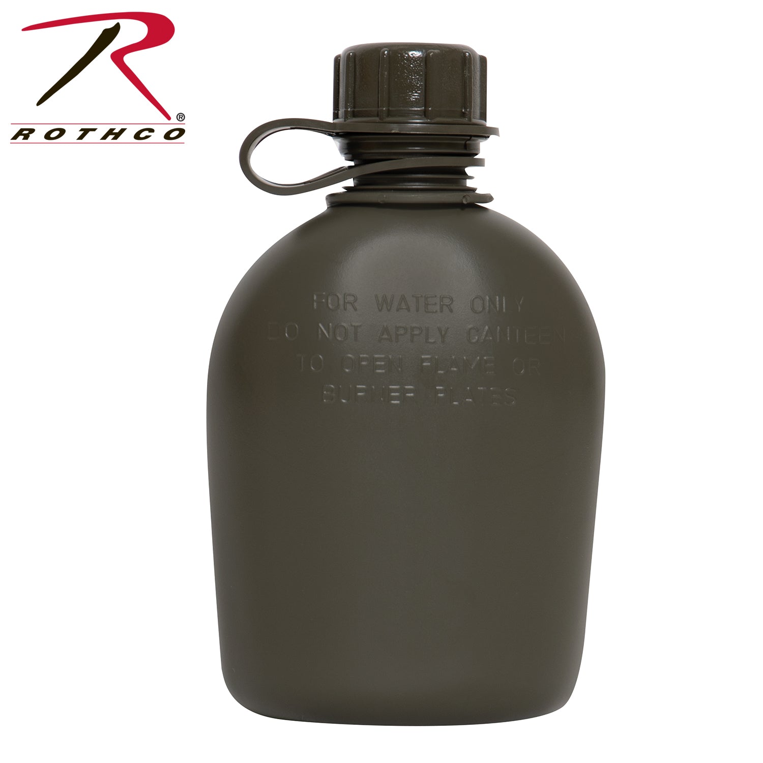 Genuine G.I 3 Piece 1 QT. Canteen with Clip