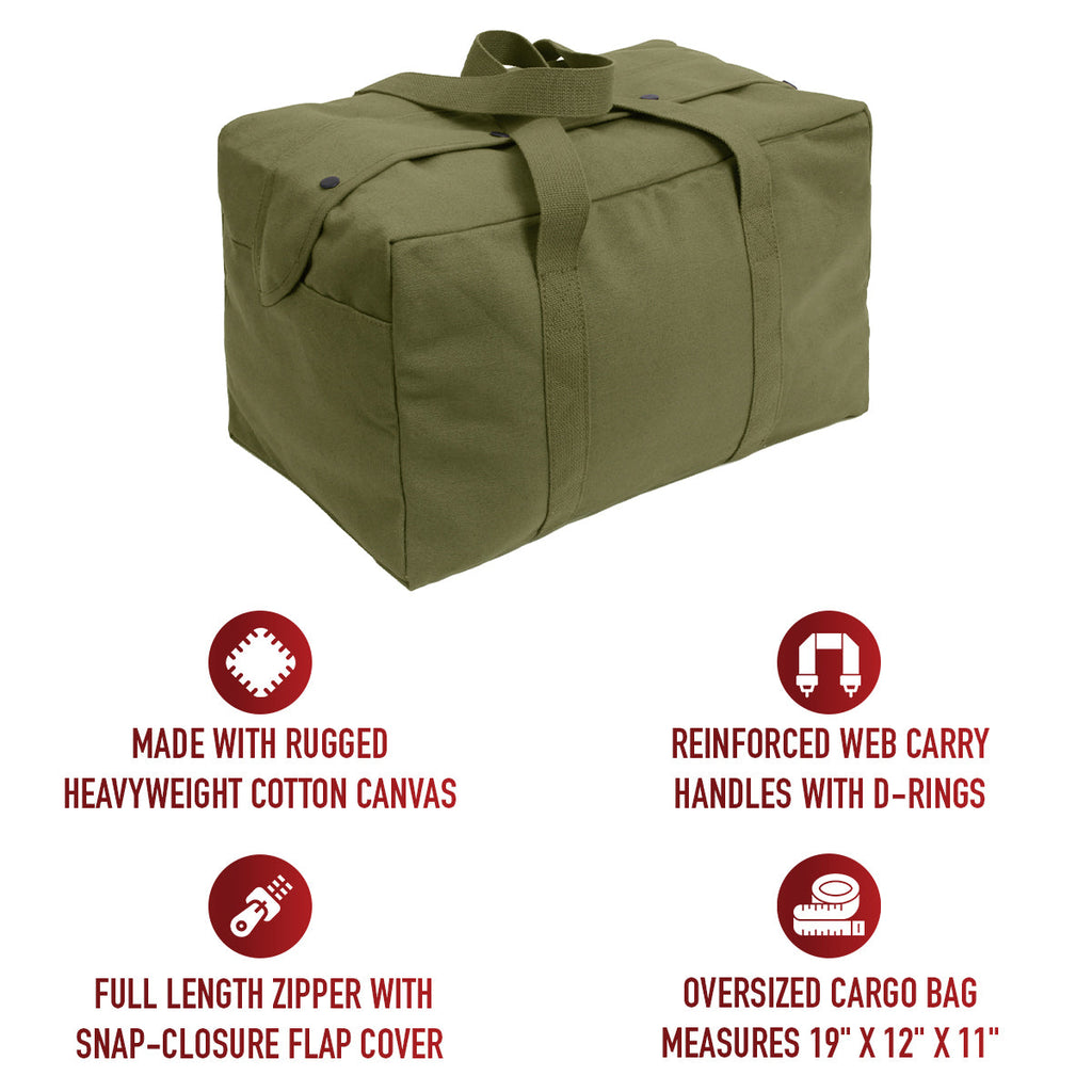 Rothco Canvas Small Parachute Cargo Bag