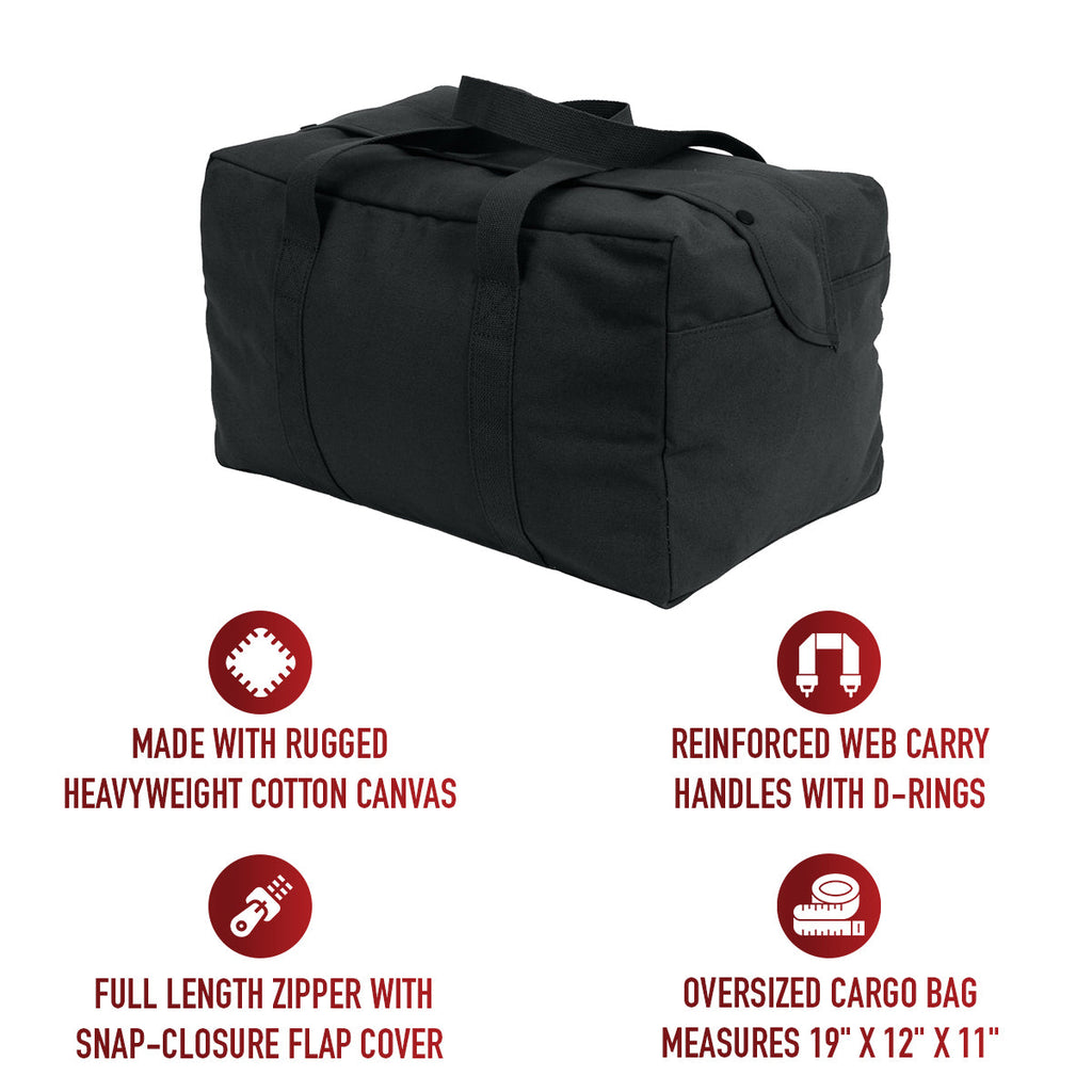Rothco Canvas Small Parachute Cargo Bag