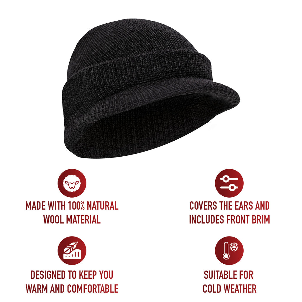Rothco Genuine G.I. Watch Cap with Brim