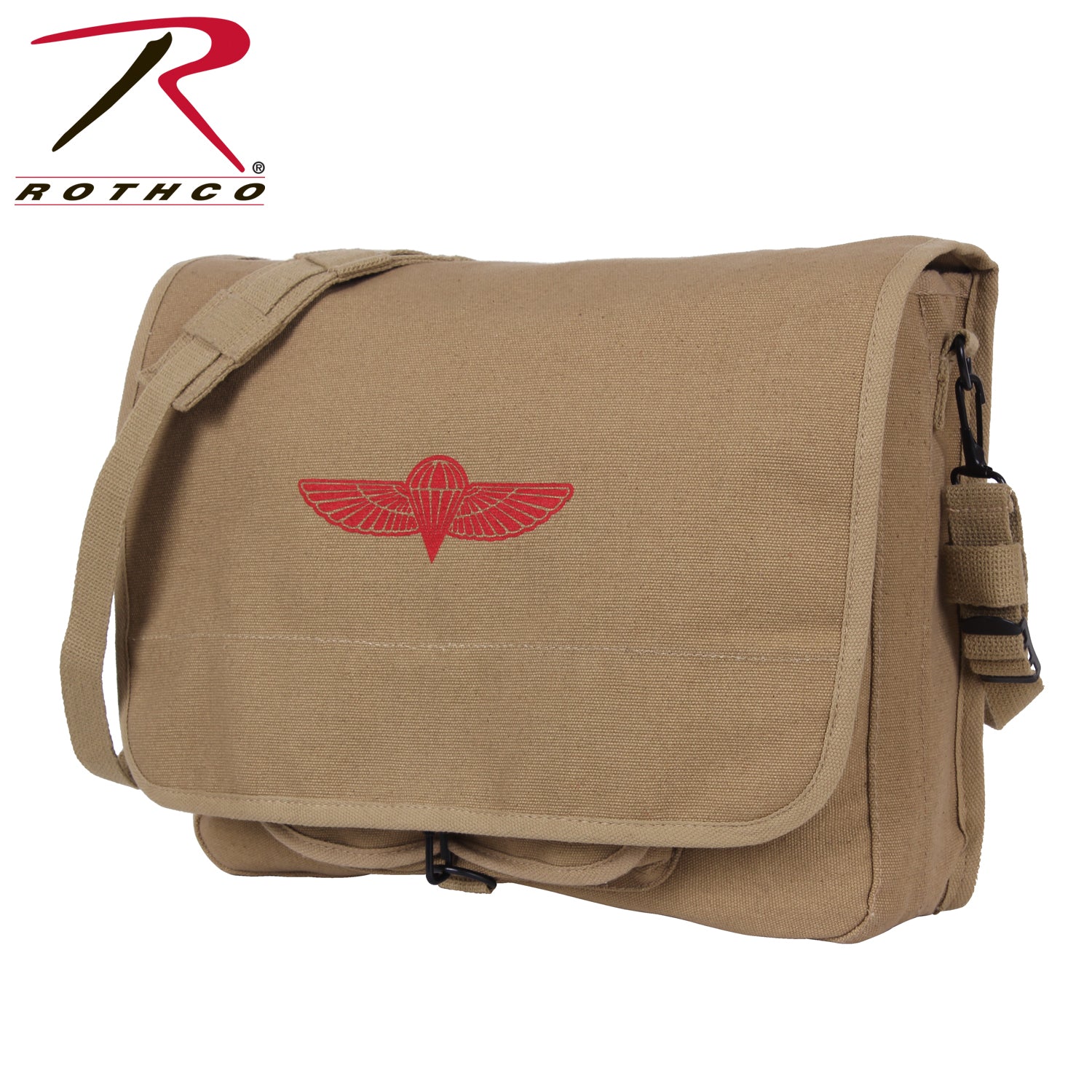 Rothco Canvas Paratrooper Messenger Bag