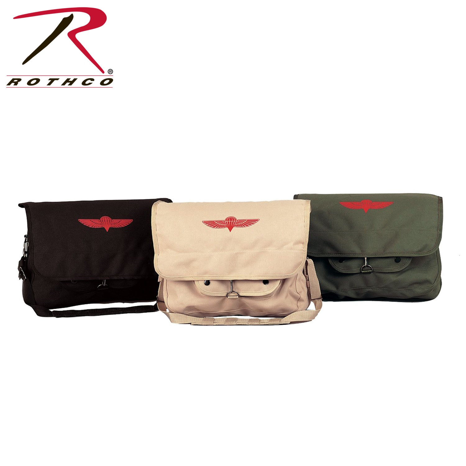 Rothco Canvas Paratrooper Messenger Bag