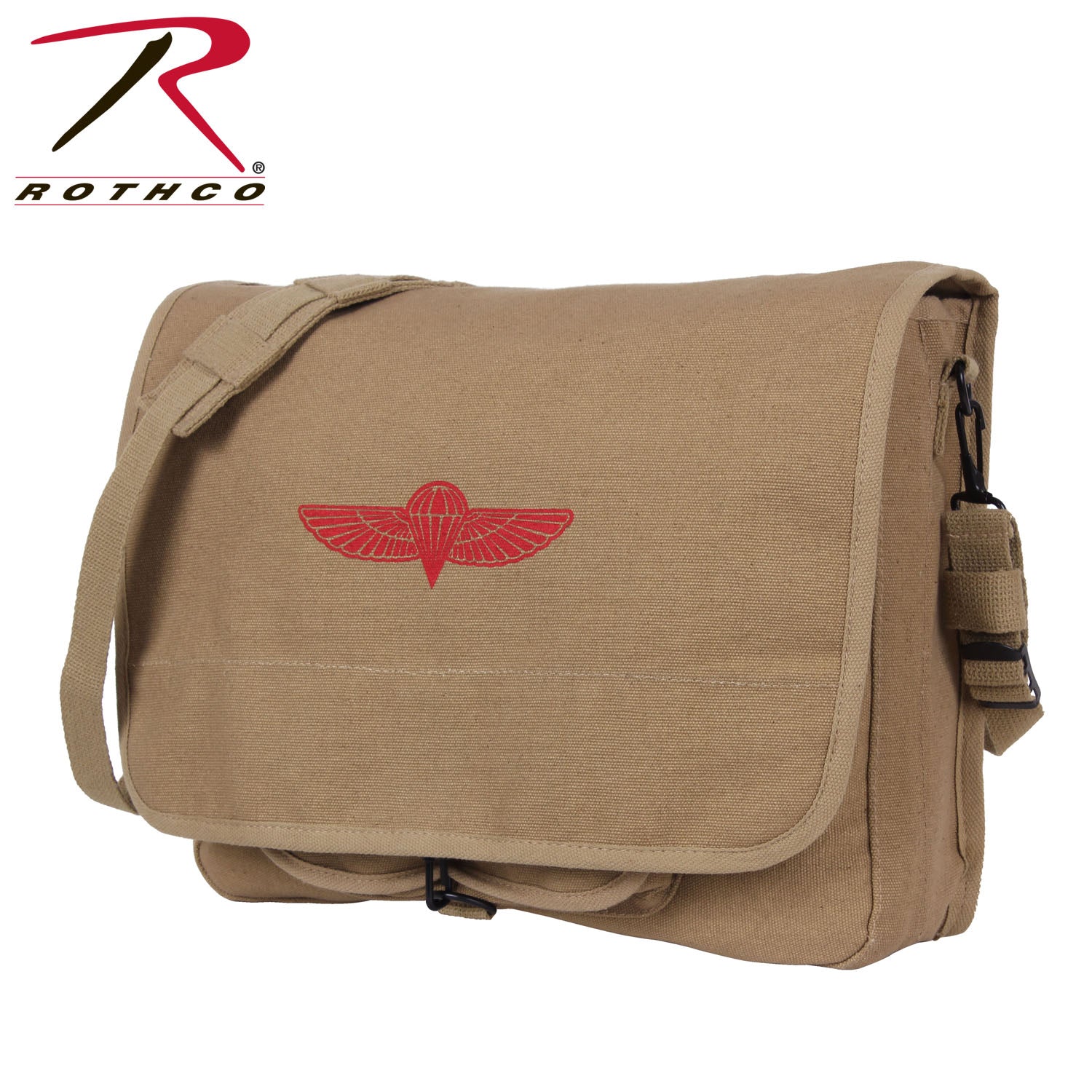 Rothco Canvas Paratrooper Messenger Bag
