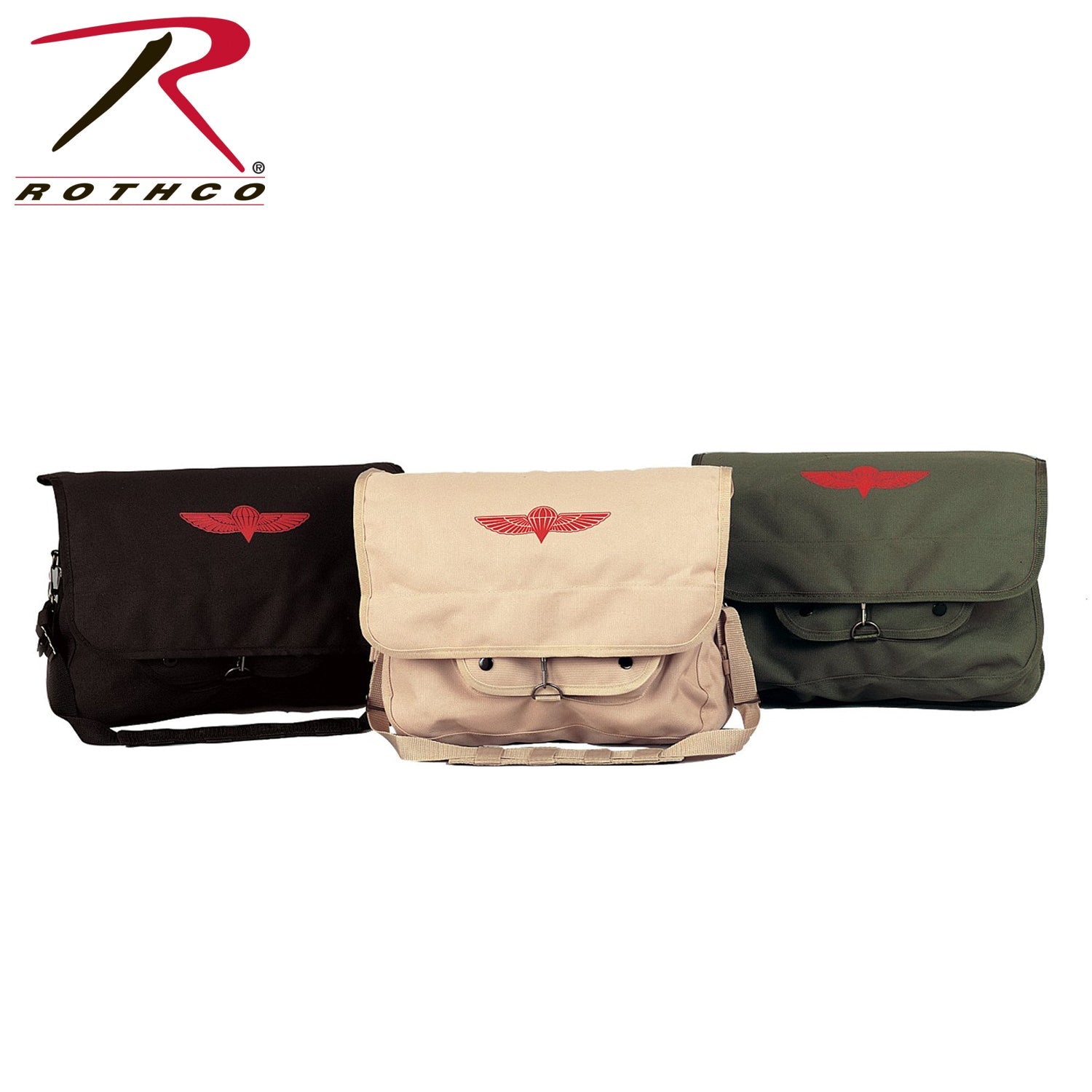 Rothco Canvas Paratrooper Messenger Bag