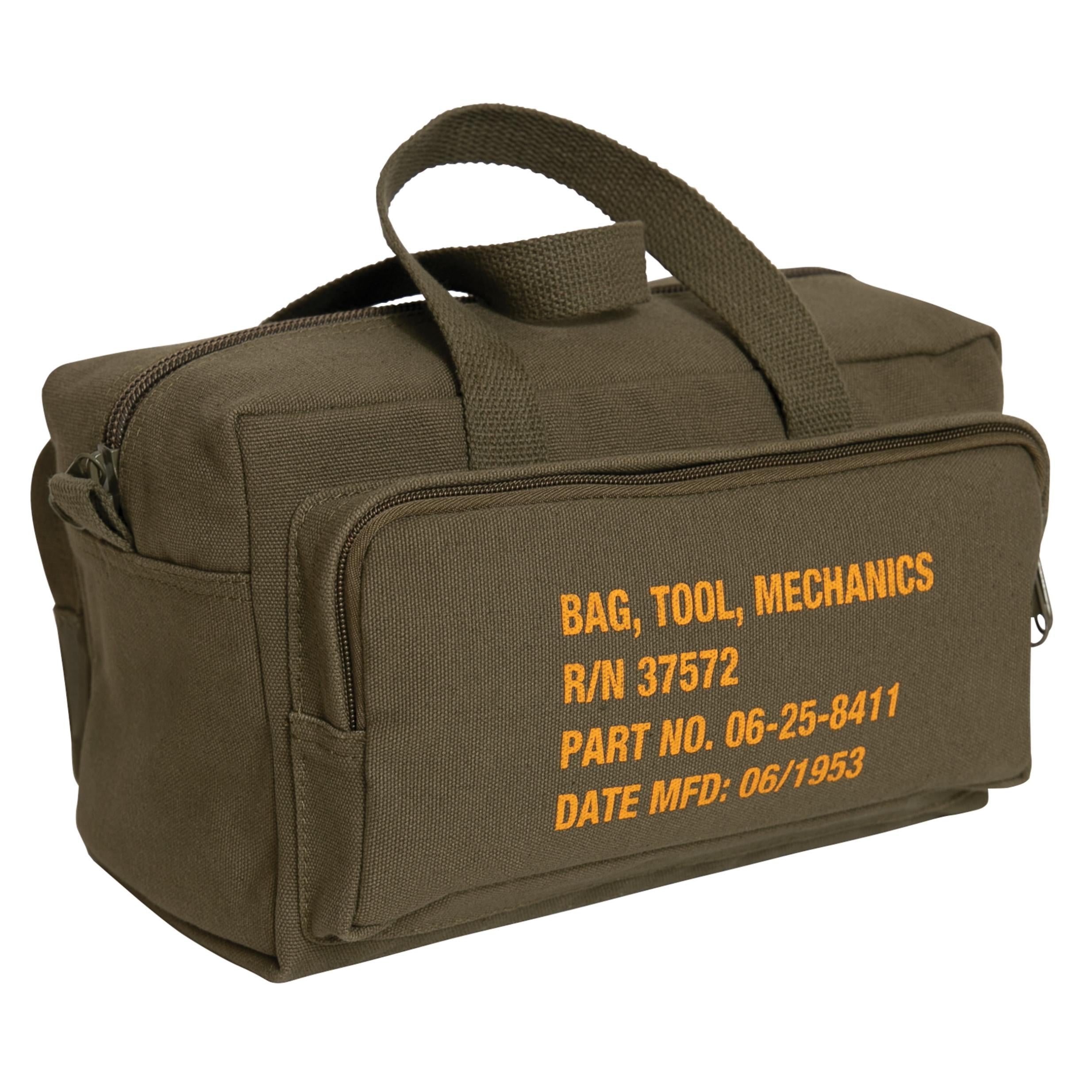 Rothco G.I. Type Zipper Pocket Mechanics Tool Bag With Military Stencil