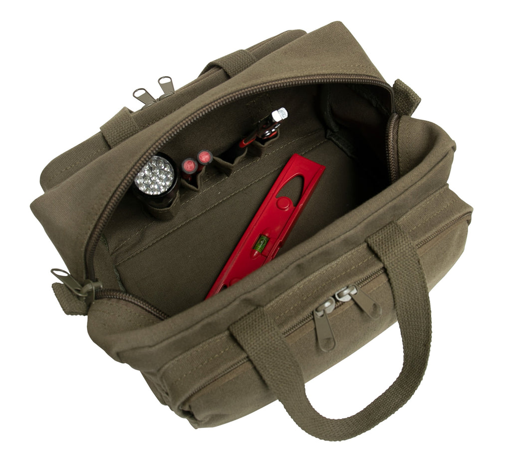 Rothco G.I. Type Zipper Pocket Mechanics Tool Bag With Military Stencil