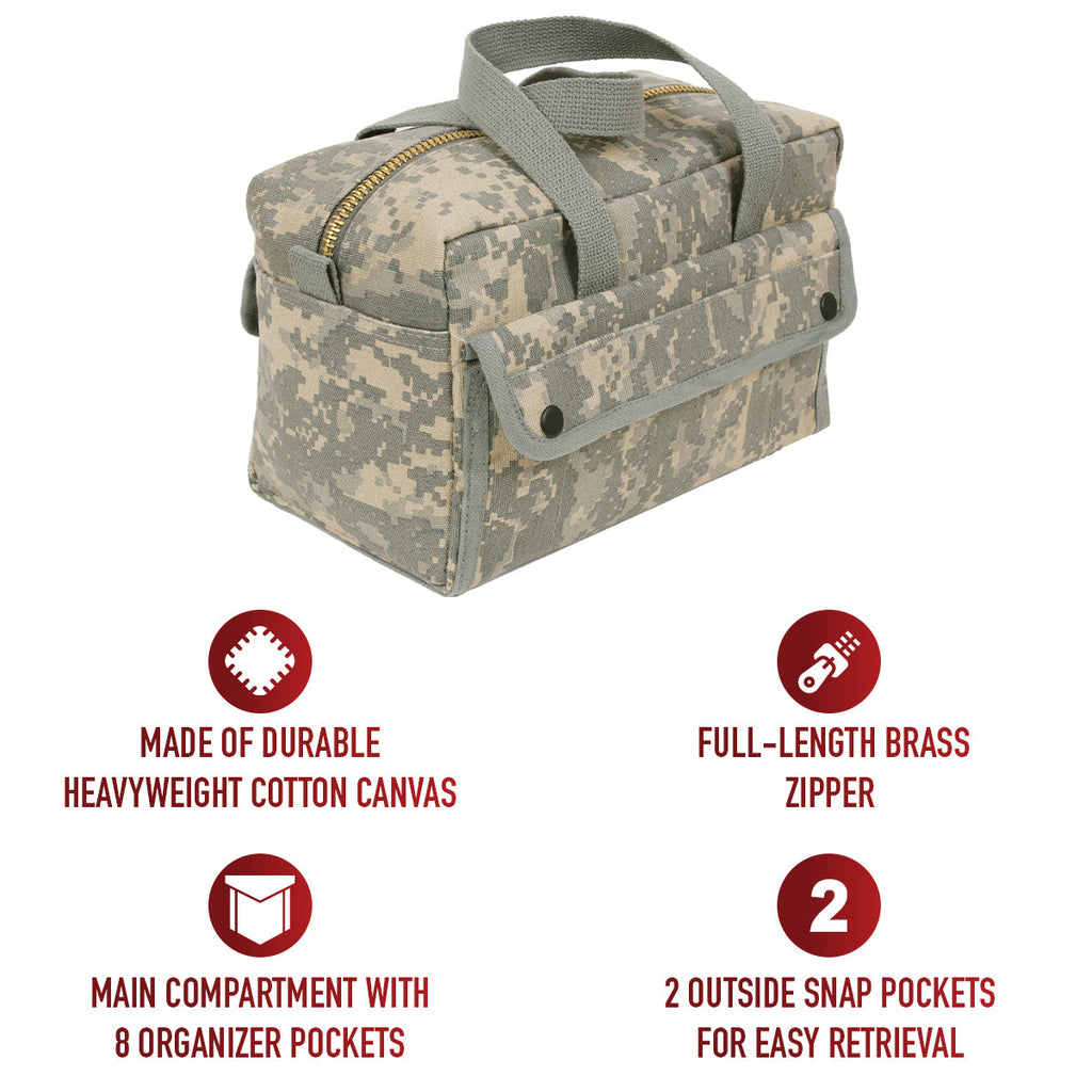Rothco Mechanics Tool Bag With Brass Zipper