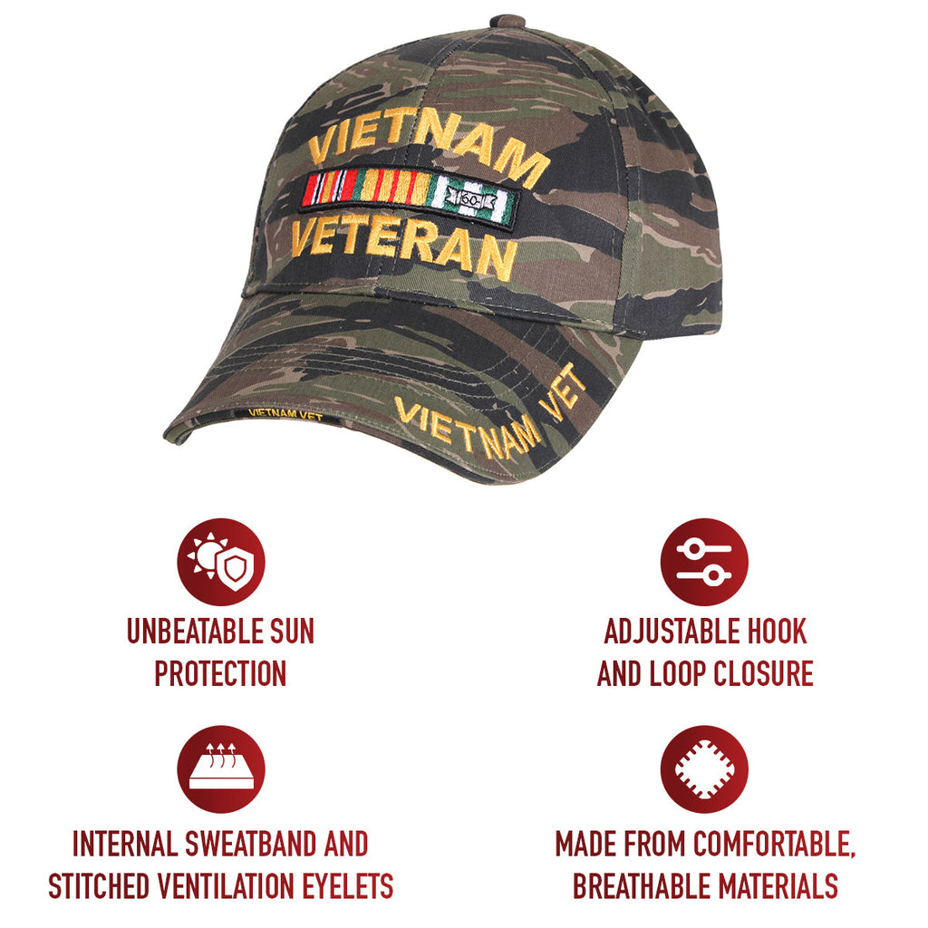 Rothco Deluxe Low Profile Vietnam Veteran Insignia Cap
