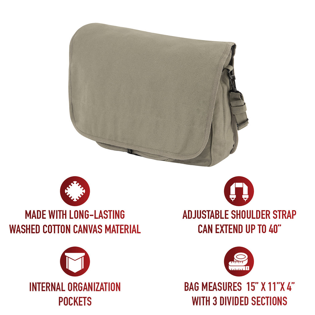 Rothco Vintage Canvas Paratrooper Bag