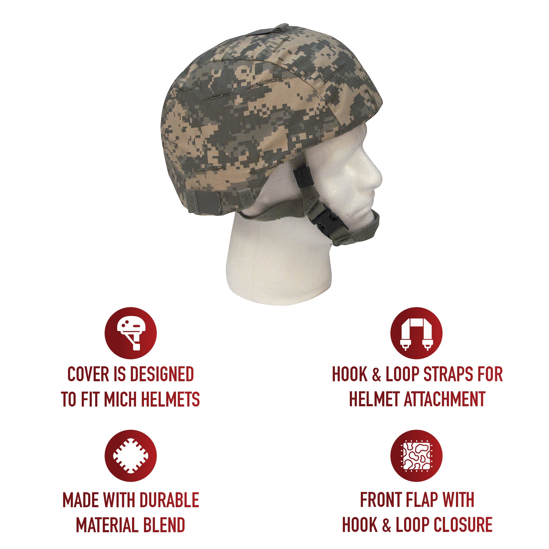 Rothco G.I. Type Camouflage MICH Helmet Cover