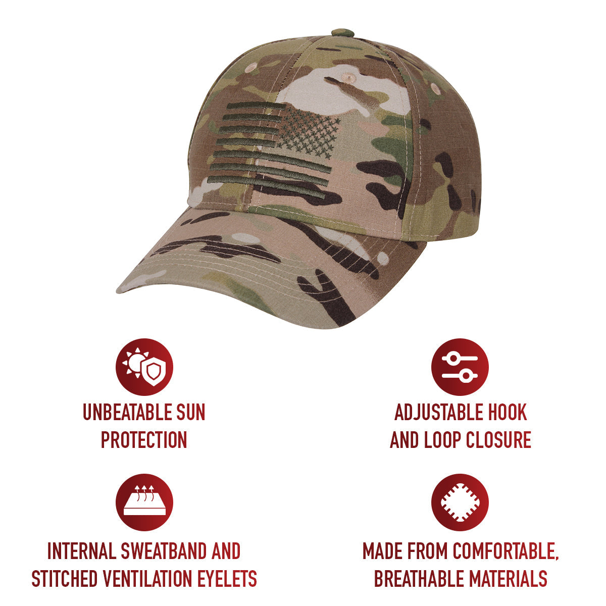 Rothco U.S. Flag Low Profile Cap